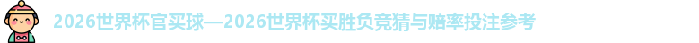 2026世界杯官买球